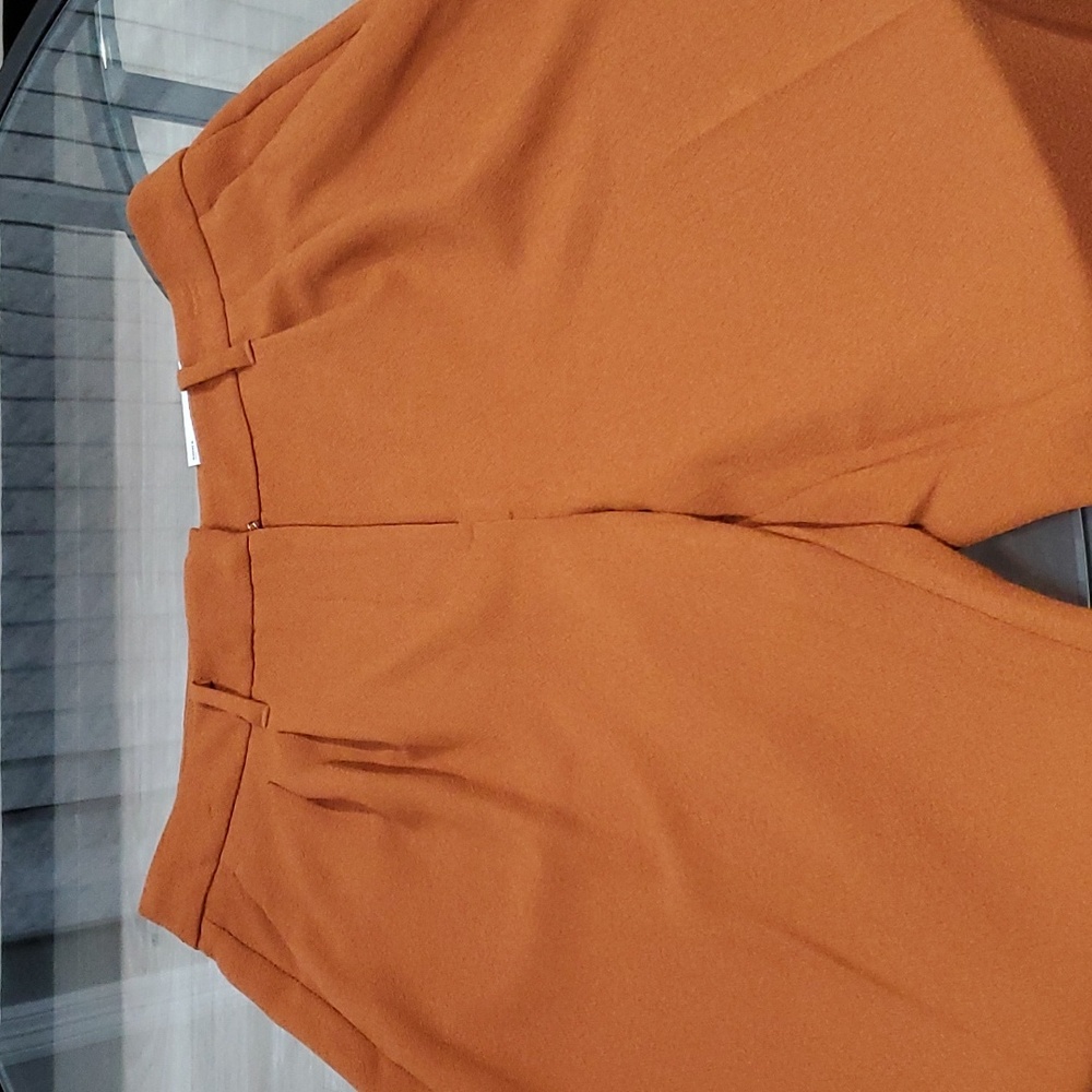 Nine West rust copper Beautiful high waisted fall autumn pants NWT